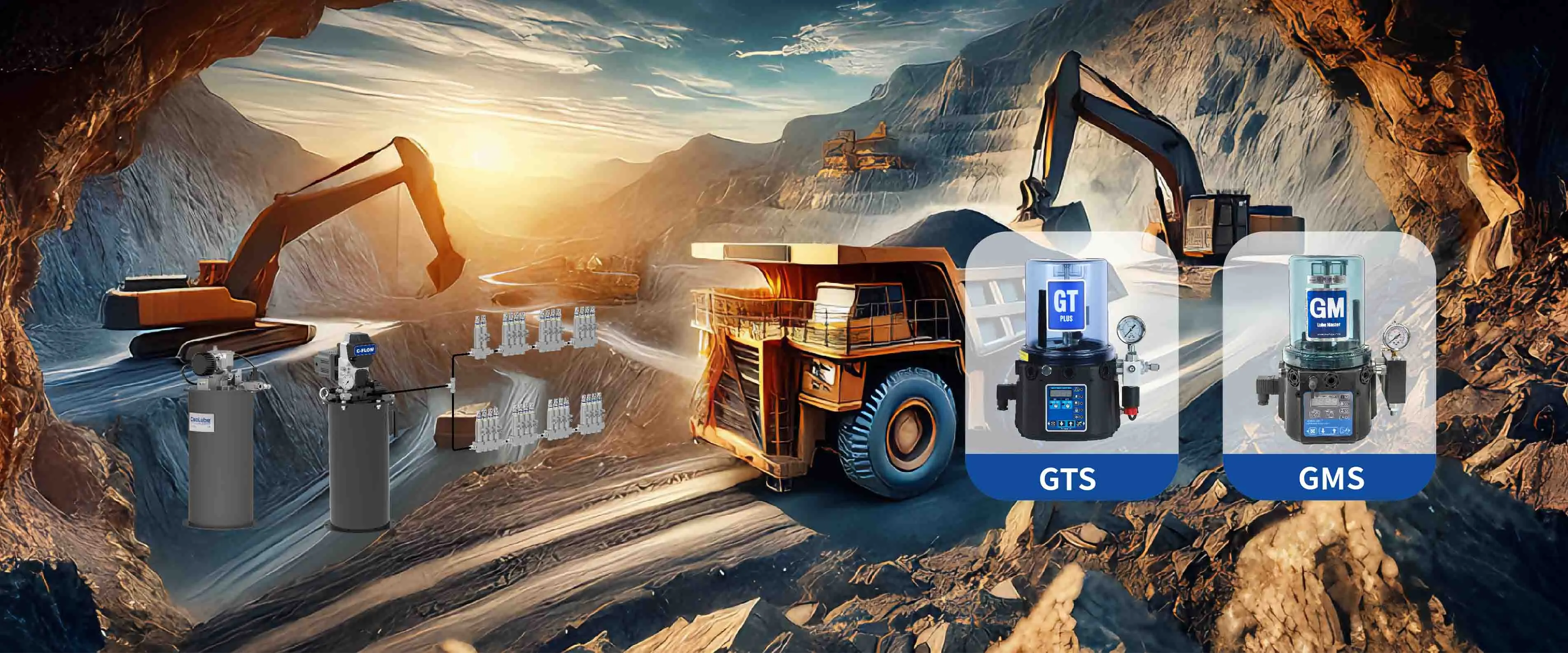 एकल लाइन <br> चिकनाई प्रणाली